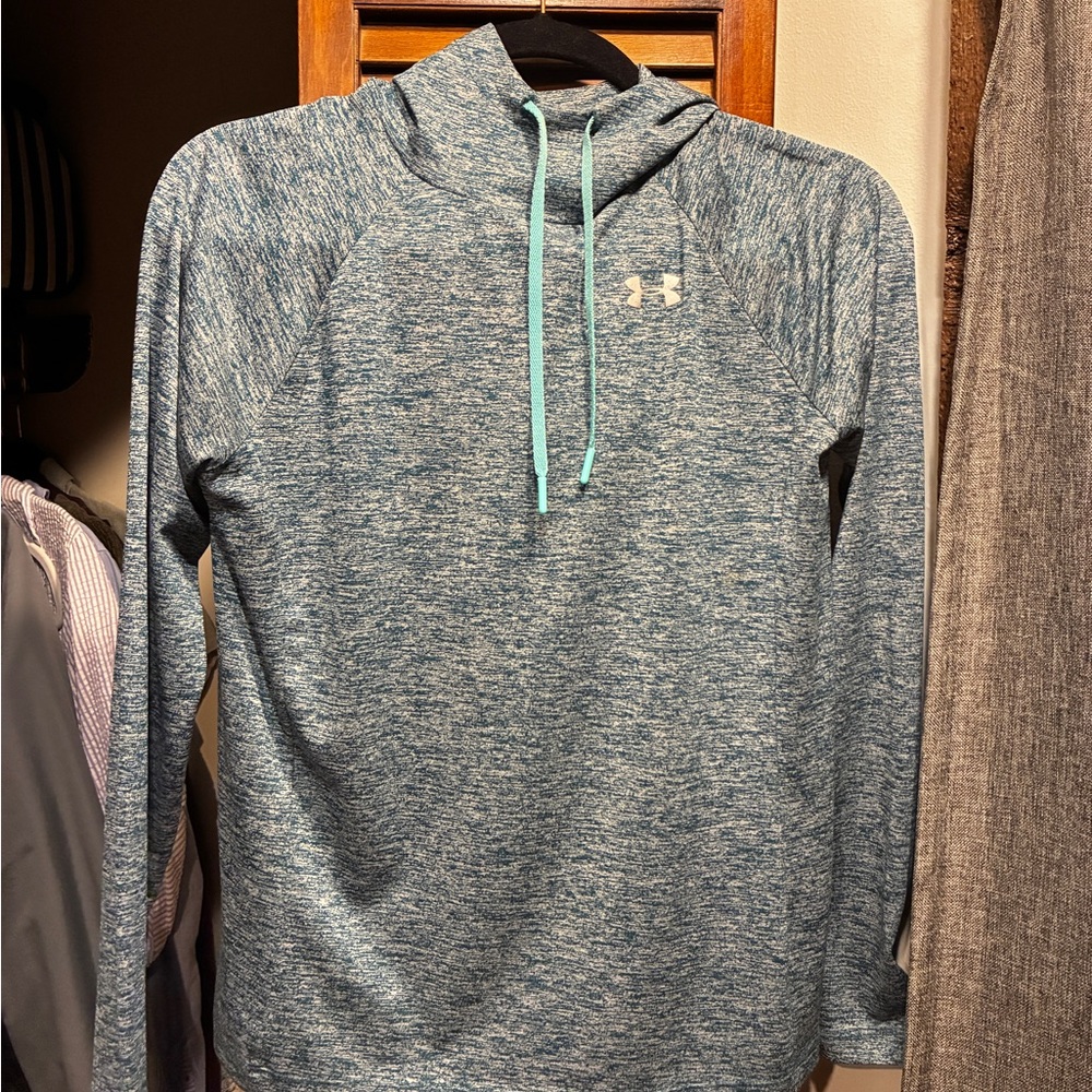 Under Armour Blue Heathered Women's Lightweight Hoodie